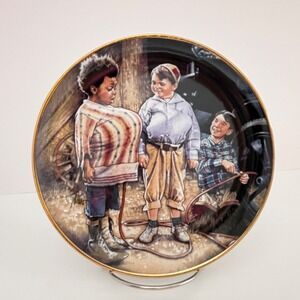 Vintage Little Rascals Fill 'er‎ Up Collector Plate Franklin Mint
